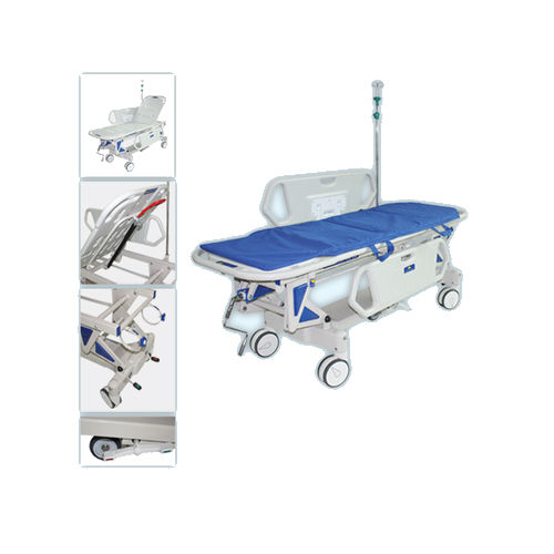 Fahrtrage zum Umbetten - TS-1 - jia mei medical products co.,ltd - manuell / höhenverstellbarer / mit verstellbarer Rückenlehne