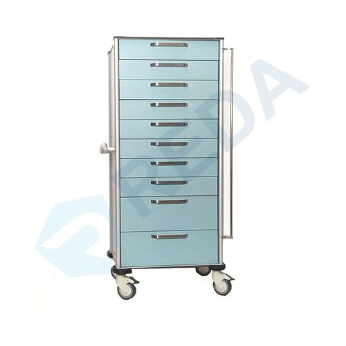 Medizinischer Wagen - 2e-08004 - Reda - Medikamenten / Lager / Aluminium