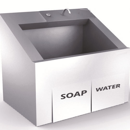 Spüle für Hygienebereich - 2e-51020 - Reda - medizinisch / 1 Station / Edelstahl