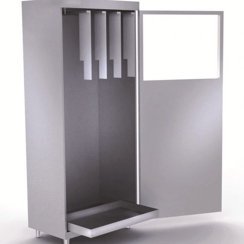 Endoskopschrank - 2e-52006 - Reda - für Krankenhaus / mit Regal / Edelstahl