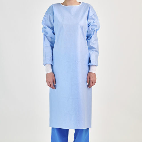OP-Kittel / unisex - TSG 7390 - MHY-ALM Medical Tekstil - aus Polyester / Einweg / steril