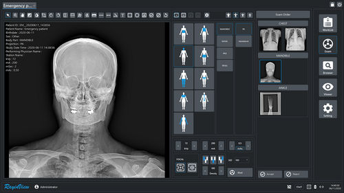 Software-Modul / Röntgen - RayinView - Astel - Bildanalyse / DICOM-Visualisierung / Videoaufnahme