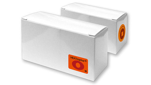 Temperatur-Standanzeige - HEATmarker™ - Zebra Technologies Europe Ltd - chemisch / medizinisch / selbstklebend