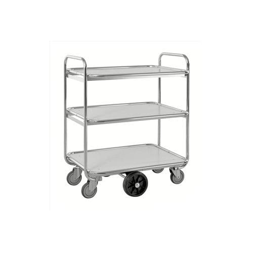 Wagen für Kliniken - KM8500-3L - Kongamek - Mehrzweck / für Transport / mit 3 Regalbrettern