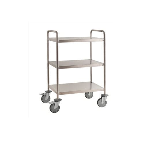 Wagen für Kliniken - KM60351MRM - Kongamek - Mehrzweck / für Transport / Edelstahl
