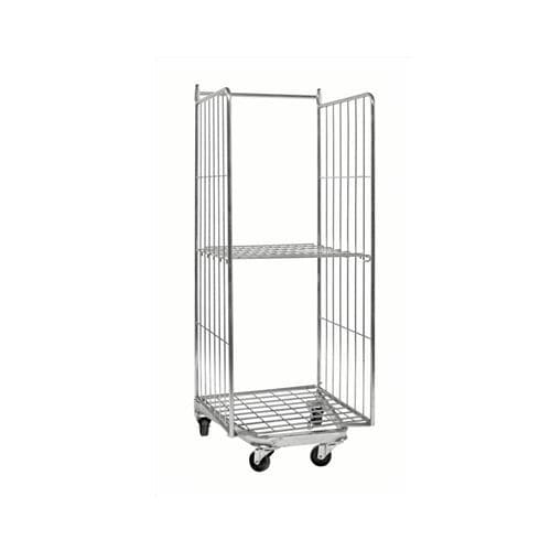 Wagen für Kliniken - KM2000 - Kongamek - Mehrzweck / für Transport / mit 2 Regalbrettern