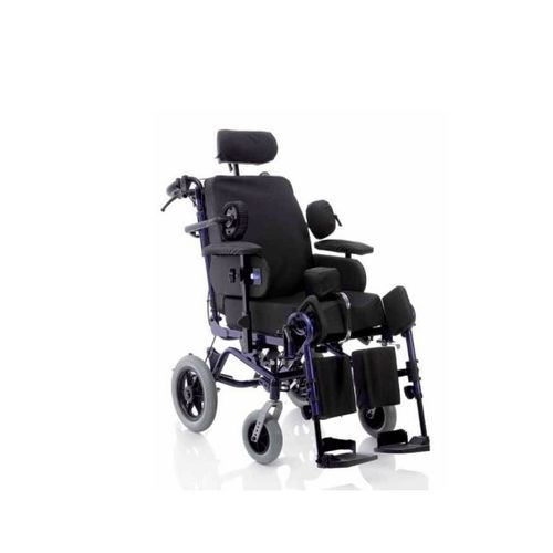 Manueller Rollstuhl - ARDEA ONE - feola Tecnologie ortopediche e sanitarie srl - zur Nutzung im Freien / mit Kopfstütze / mit Fußstütze