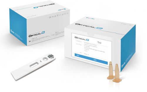 Testkit für kardiovaskuläre Erkrankungen - Optical Q™ - OptiBio Co., Ltd. - cTnI / kardiales Troponin T / Serum