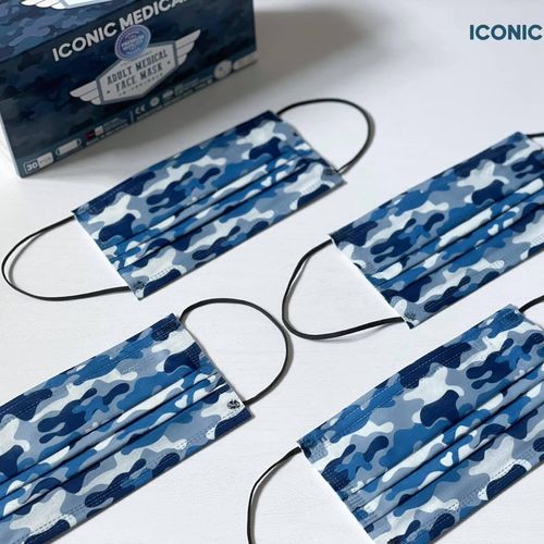 OP-Maske / Typ II - CAMO - Iconic Medicare - Polypropylen / ohne Latex / für Erwachsene