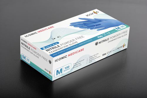 Nitrilhandschuh - Iconic Medicare - für Untersuchungen / puderfrei / unsteril