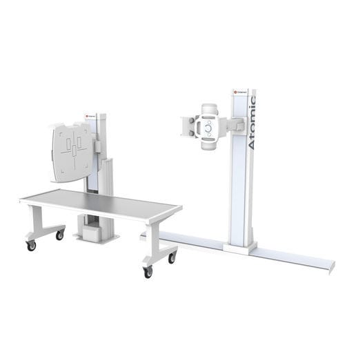 Digitales Röntgensystem - Atomic X3 - Ordamed - für multifunktionale Röntgenaufnahmen / mit verstellbarem Tisch / mit bodenstehendem Bucky