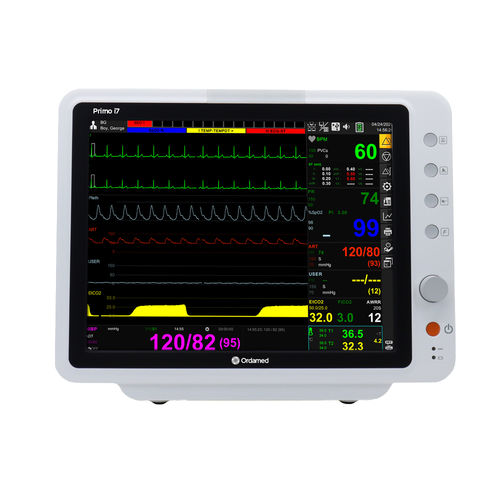 Tischgerät-Patientenmonitor - Primo i7 - Ordamed - EKG / TEMP / etCO2