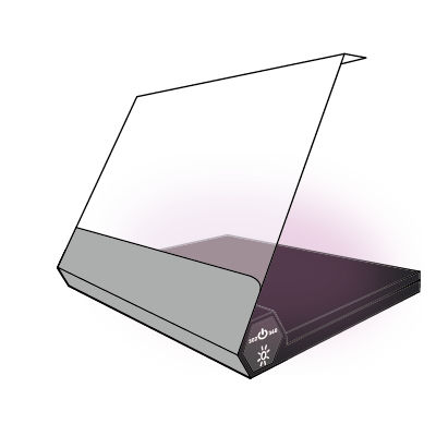 Transilluminator für Geldokumentationssystem - UVPAD - Bio-Helix - LED / mit doppelter Wellenlänge