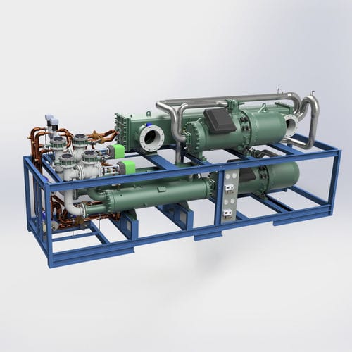Bodenstehender Laborkühler - kws-w - technotrans systems GmbH - kompakt / Luftkühlung / wassergekühlt