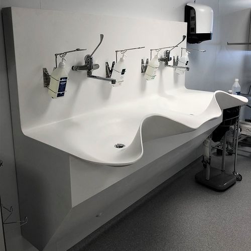 Waschbecken für OP / 2 Stationen - OV1720GW-03  - Noas Snickeri i Tibro AB - Corian®