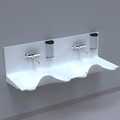 Waschbecken für OP / 2 Arbeitsplätze - OV1720GW-02 - NOAS Sweden - Corian®