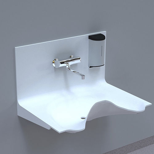 Waschbecken für OP / 1 Arbeitsplatz - OV860GW-02 - NOAS Sweden - Corian®