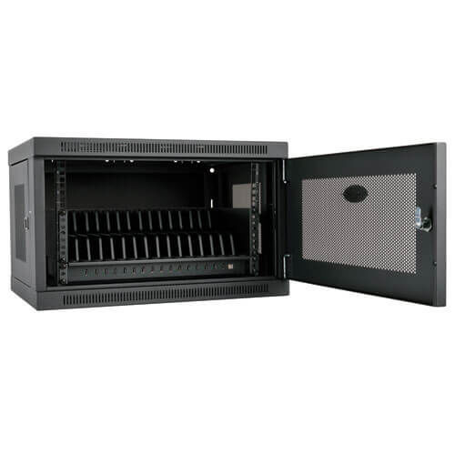 Schrank zum Laden von Tablet-PCs - CS16USB - TRIPP-LITE - für Krankenhaus / mobil / mit Regal