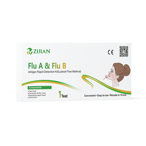 Testkit für Infektionskrankheiten - Shenzhen Zijian Biotechnology Co., Ltd. - Antigene / Influenza A / Influenza B