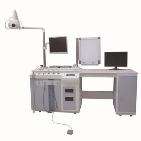 HNO-Arbeitsstation - LJS7400 - Hubei CFULL Medical Technology - mit Licht / mit Monitor / automatisiert