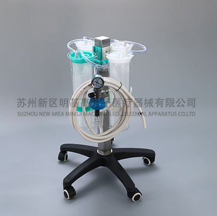 Pneumatische chirurgische Absaugpumpe - Suzhou New District Mingji Polymer Medical Equipment Co., Ltd. - für chirurgische Drainage und Debridement / Vakuumversorgung