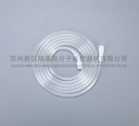 Chirurgischer Absaugschlauch - Suzhou New District Mingji Polymer Medical Equipment Co., Ltd. - PVC / Yankauer / rechtsseitig
