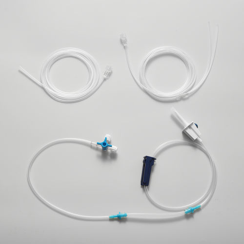 Rechtsseitiger Schlauch - W&H - Suzhou New District Mingji Polymer Medical Equipment Co., Ltd. - elastisch / transparent / zum Einmalgebrauch