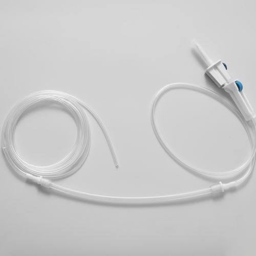 Rechtsseitiger Schlauch - Nouvag  - Suzhou New District Mingji Polymer Medical Equipment Co., Ltd. - elastisch / transparent / zum Einmalgebrauch