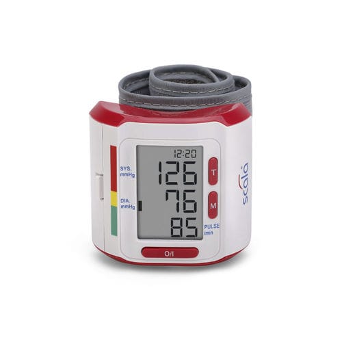Automatischer Blutdruckmonitor - SC 6400 - SCALA Electronic - Handgelenk / mit integrierter Manschette