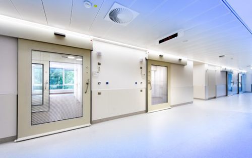 Schutztür - CLEAN K1-A / K2-A - KOS Spezialtüren GmbH - Strahlenschutz / für Krankenhaus / für Reinraum
