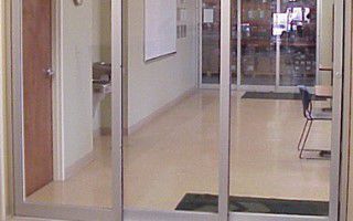 Tür für Intensivpflege - 5900 Series - KOS Spezialtüren GmbH - Schiebe / Glas