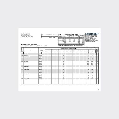 Software / Verwaltung für Patientenberichte - ALARA Recap - LANDAUER - Reporting / für Krankenhaus / Dental
