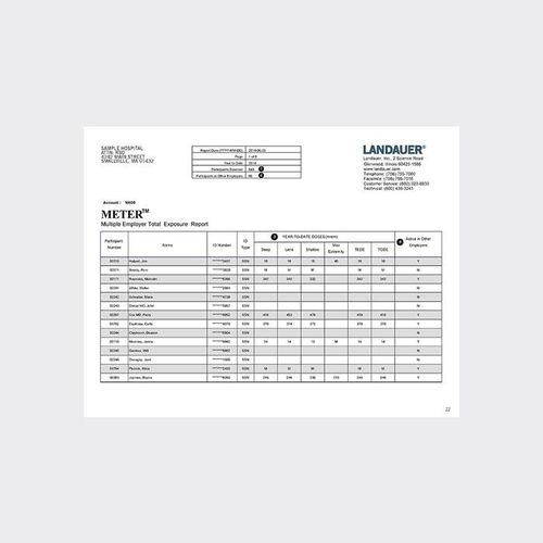 Software für Krankenhaus - METER™ - LANDAUER - Dental / für Veterinärmedizin / Verwaltung für Patientenberichte