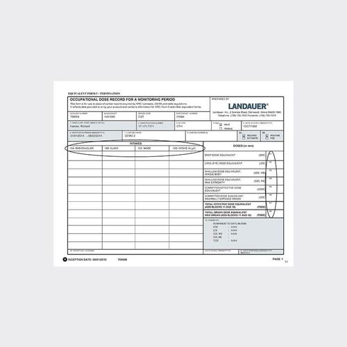 Medizinische Software - Form 5 - LANDAUER - Dental / für Veterinärmedizin / Reporting
