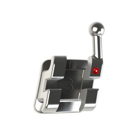 Orthodontie Bracket / Metall - Atua  - Innovative Material and Devices, Inc. - Twin / gebogen / mit schwacher Reibung