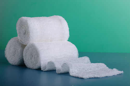 Baumwolle-Mullbinde - Fluffy  - Allmed Medical Products - steril / elastisch / atmungsaktiv