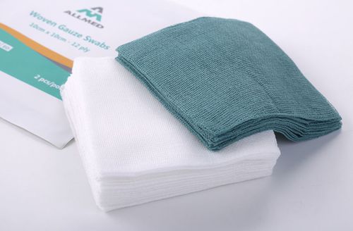 Baumwolle-Mullkompresse - Allmed Medical Products - steril / atmungsaktiv