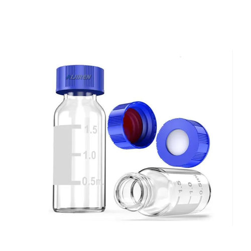 Phiole für HPLC - Thread ND9 - ZHEJIANG AIJIREN TECHNOLOGY INC. - GC / PTFE / Borosilikatglas