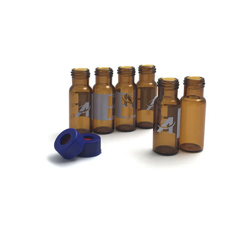 Phiole für HPLC - Amber 9mm Screw  - ZHEJIANG AIJIREN TECHNOLOGY INC. - GC / Borosilikatglas / Mess