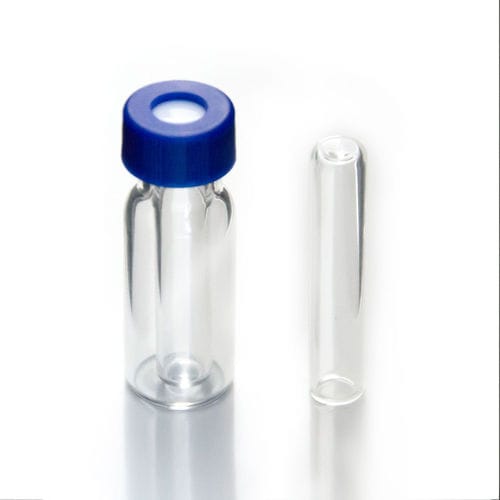 Phiole für HPLC - Flat  - ZHEJIANG AIJIREN TECHNOLOGY INC. - GC / Glas / mit Schraubverschluss