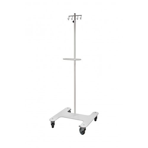 Infusionsstativ auf Rollen - EROND - 4 Haken / Edelstahl / Infusionspumpenhalter