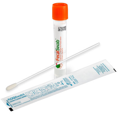 Cary-Blair-Tupfer - FecalSwab®  - Medschenker - beflockt