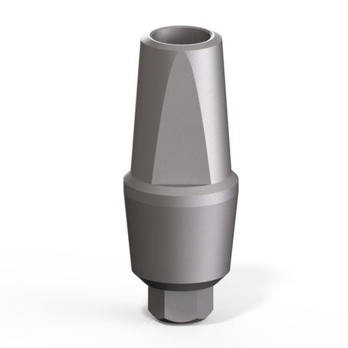 Implantat-Abutment / Titan - Teetanium ®  - Medibrex - inneres Sechseck / gerade / Schrauben