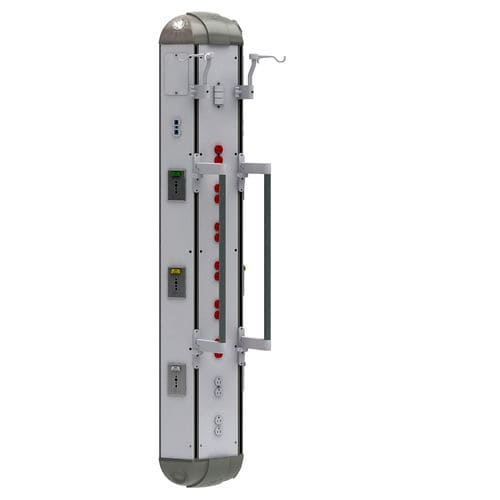 Wandmontierte Versorgungseinheit - Tecno Diseño SAS - vertikal / modular / für die Intensivstation