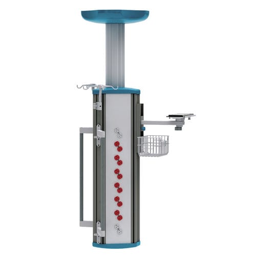 Deckenmontierter Verteilerarm - Fleex Care - Tecno Diseño SAS - für Intensivpflege / für Endoskopie / für OP-Saal