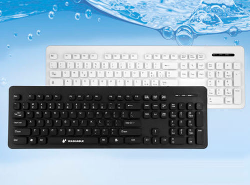 Medizinische Tastatur / mit Ziffernblock - ATM-PK108 - Shezhen AITmon Technology Co,.Ltd - Silikon / waschbar / USB