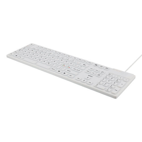 Medizinische Tastatur / mit Ziffernblock - ATM-SK400L - Shezhen AITmon Technology Co,.Ltd - Silikon / antibakteriell / hermetisch