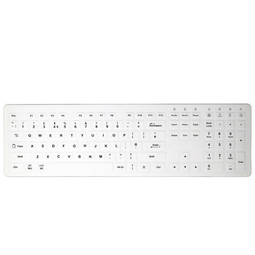Medizinische Tastatur / mit Ziffernblock - ATM-SK421W - Shezhen AITmon Technology Co,.Ltd - Silikon / kabellos / hermetisch