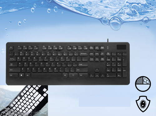 Medizinische Tastatur / mit Ziffernblock - ATM-PK105 - Shezhen AITmon Technology Co,.Ltd - Silikon / waschbar / USB