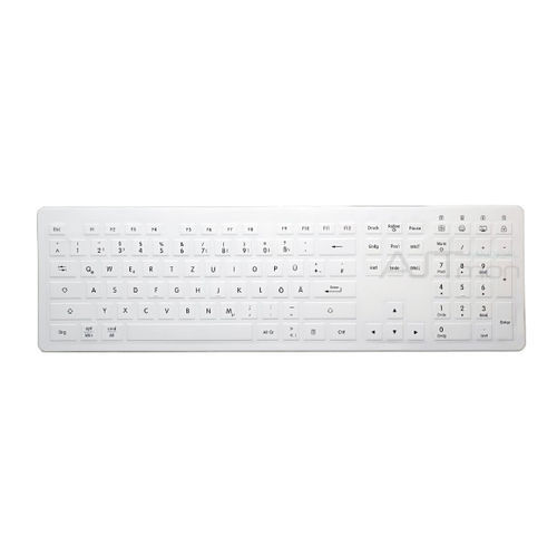 Medizinische Tastatur / mit Ziffernblock - ATM-SK421 - Shezhen AITmon Technology Co,.Ltd - Silikon / antibakteriell / waschbar